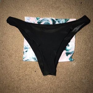 Black bikini bottoms NEVER WORN